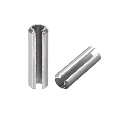 Harfington 304 Stainless Steel Split Spring Roll Dowel Pins Plain Finish 20Pcs