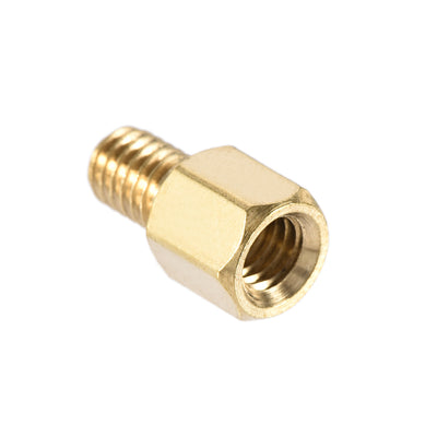 Harfington M4 Male to Female Hex Brass Spacer Standoff 10pcs