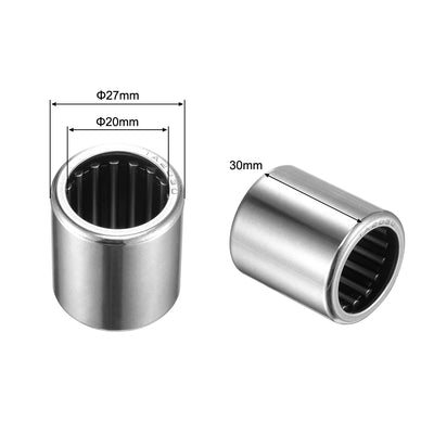 Harfington Needle Roller Bearings, Open End, Stamping Steel Drawn Cup Chrome Steel Rollers Metric