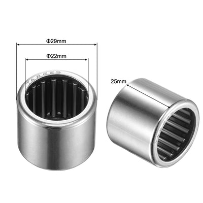 Harfington Needle Roller Bearings, Open End, Stamping Steel Drawn Cup Chrome Steel Rollers Metric