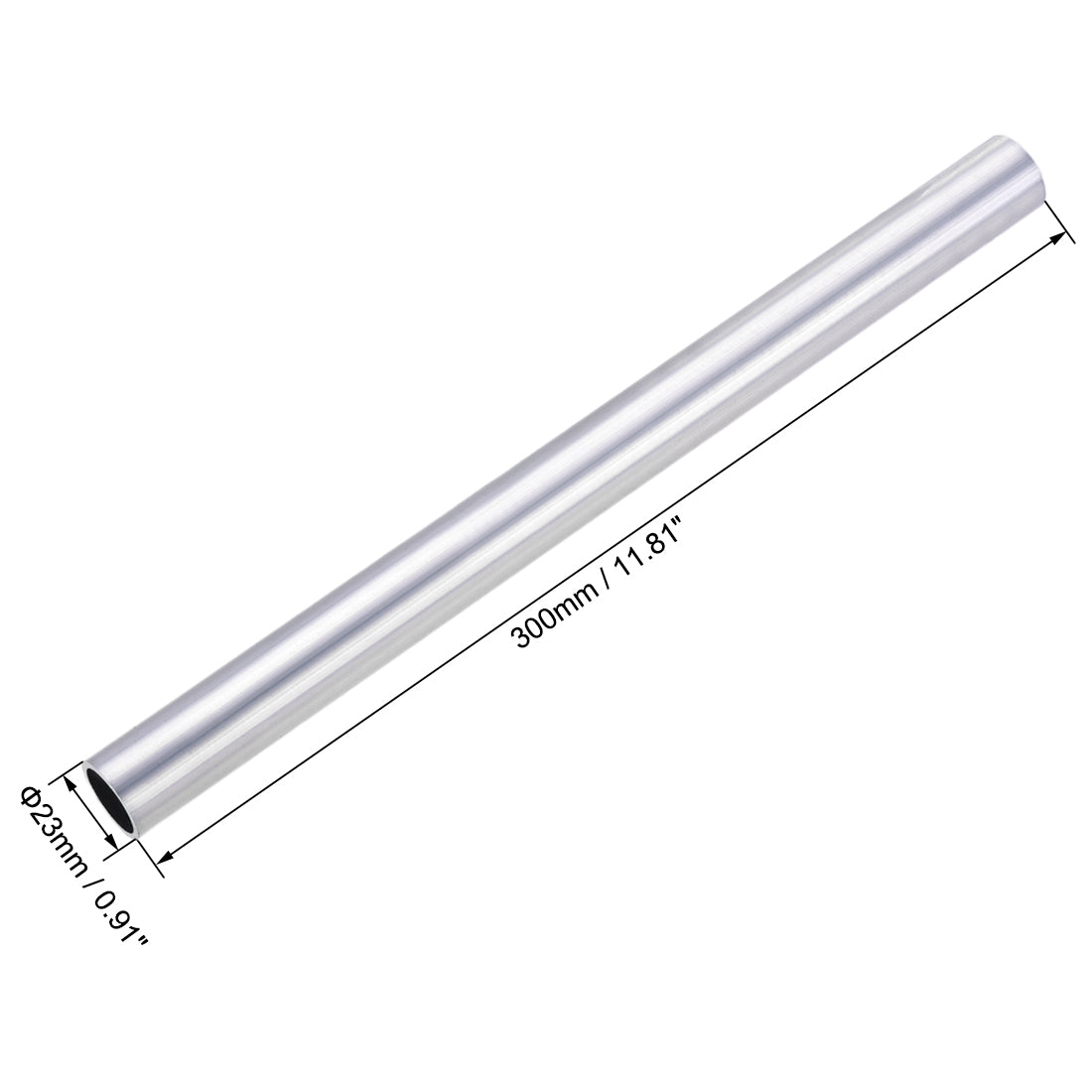 Harfington 6063 Aluminum Round Tube Seamless Pipe Tubing