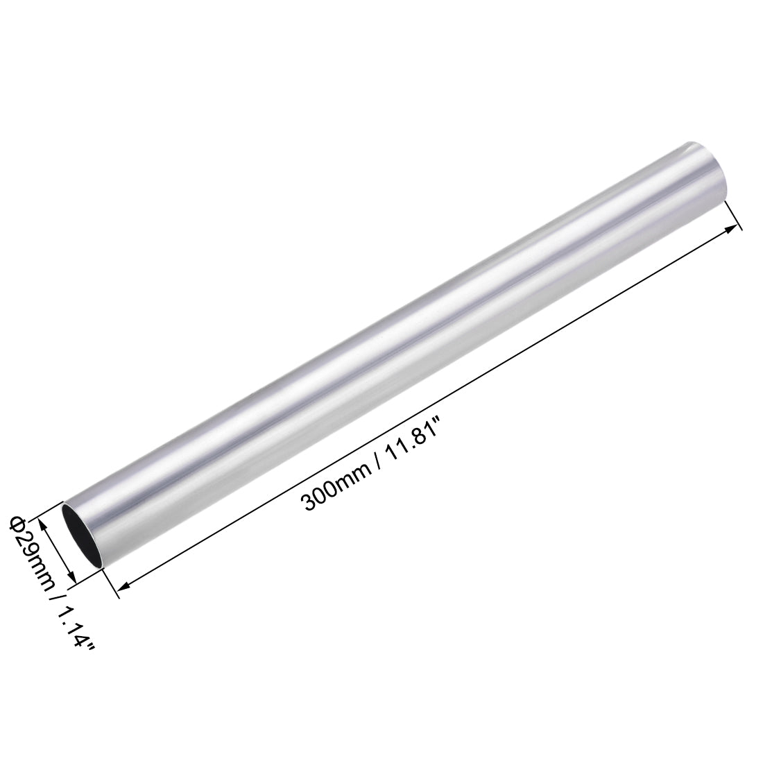Harfington 6063 Aluminum Round Tube Seamless Pipe Tubing
