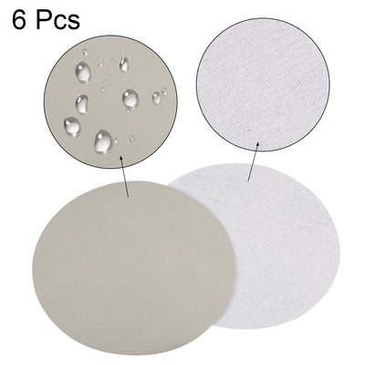 Harfington 6-Inch Hook and Loop Sanding Disc Wet / Dry Silicon Carbide 5000 Grit 6 Pcs