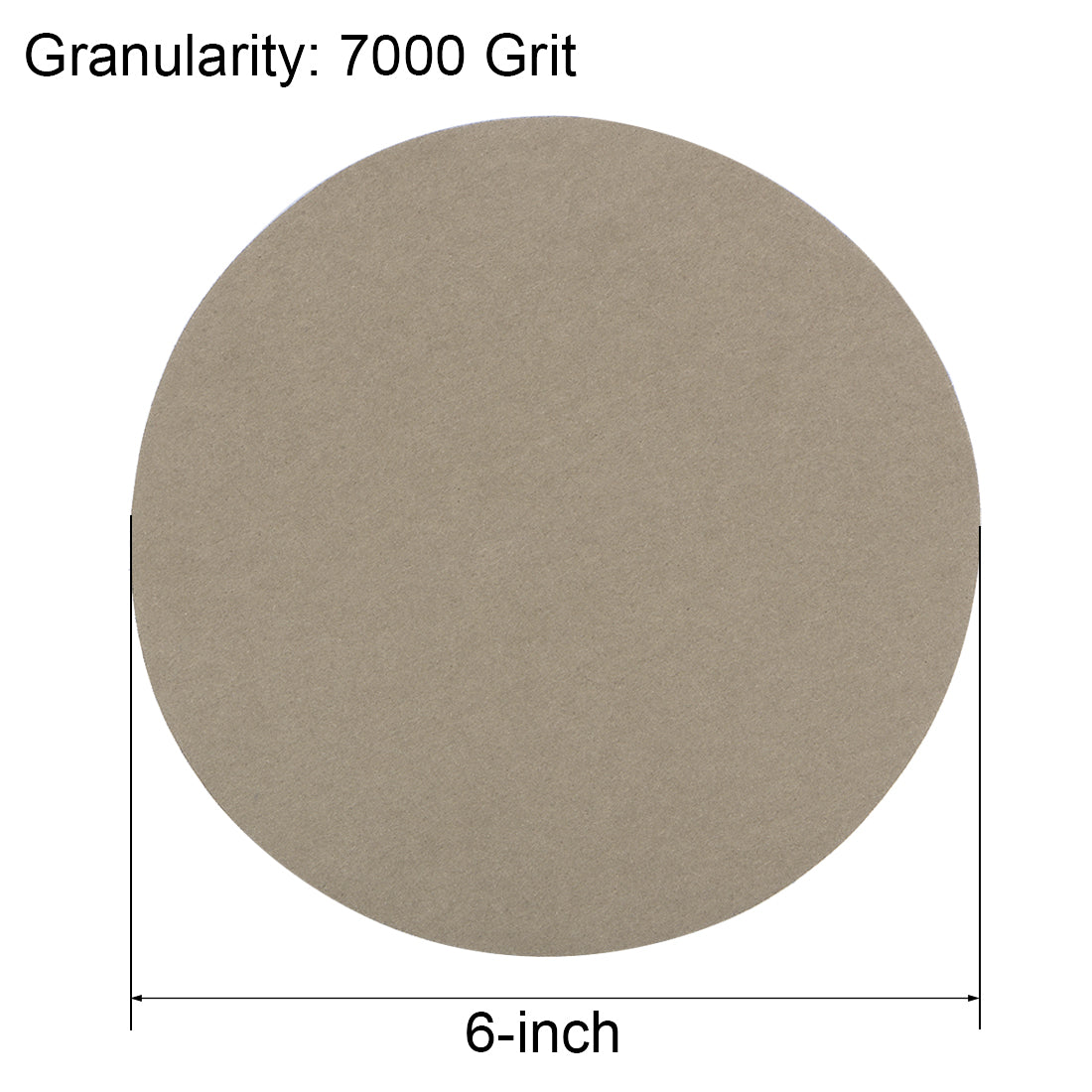 Harfington 6-Inch Hook and Loop Sanding Disc Wet / Dry Silicon Carbide 7000 Grit 12 Pcs