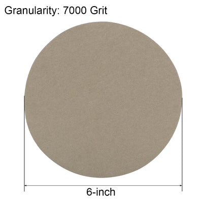 Harfington 6-Inch Hook and Loop Sanding Disc Wet / Dry Silicon Carbide 7000 Grit 12 Pcs