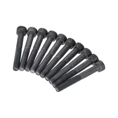 Harfington Metal Hex Socket Head Bolt Screws M6x45mm 50pcs