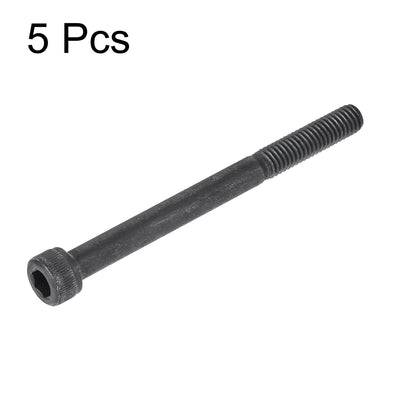 Harfington Metal Hex Socket Head Bolt Screws M6x70mm 5pcs