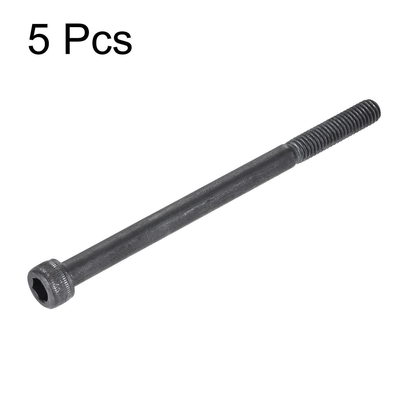 Harfington Metal Hex Socket Head Bolt Screws M6x90mm 5pcs