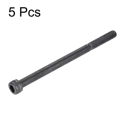 Harfington Metal Hex Socket Head Bolt Screws M6x90mm 5pcs