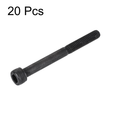 Harfington Metal Hex Socket Head Bolt Screws M6x60mm 20pcs