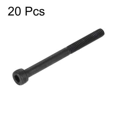 Harfington Metal Hex Socket Head Bolt Screws M4x45mm 20pcs