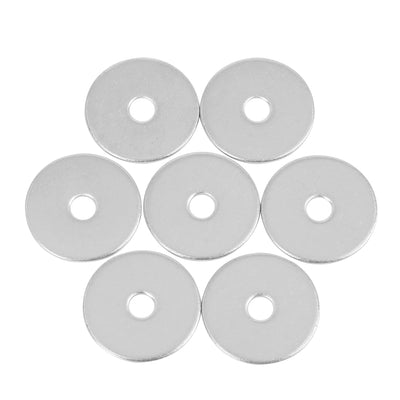 Harfington 55pcs M4 x 20mm x1.2mm Stainless Steel Car Fastener Sealing Flat Washer Gaskets