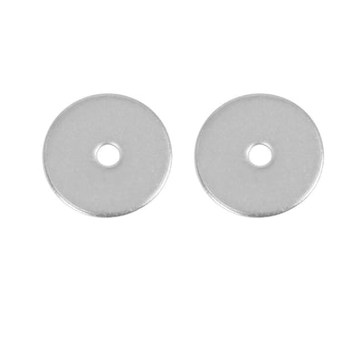 Harfington 55pcs M4 x 25mm x1.5mm Stainless Steel Car Fastener Sealing Flat Washer Gaskets