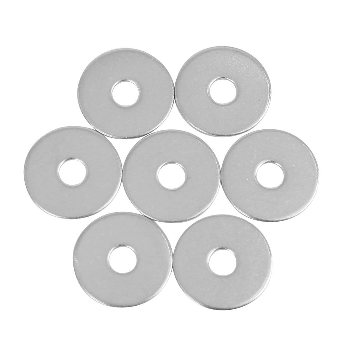 Harfington 110pcs M5 x 20mm x1mm Stainless Steel Car Fastener Sealing Flat Washer Gaskets