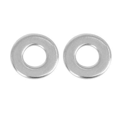 Harfington 110pcs M6 x 14mm x1.2mm Stainless Steel Car Fastener Sealing Flat Washer Gaskets