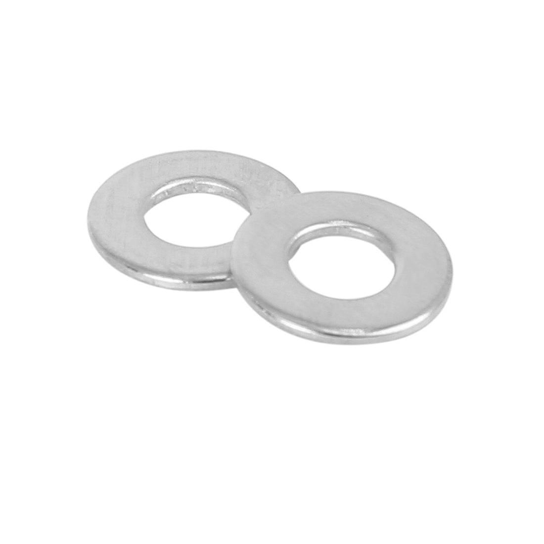 Harfington 110pcs M6 x 14mm x1.2mm Stainless Steel Car Fastener Sealing Flat Washer Gaskets