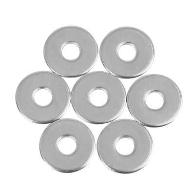 Harfington 110pcs M6 x 20mm x1.5mm Stainless Steel Car Fastener Sealing Flat Washer Gaskets