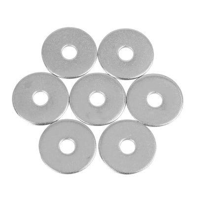 Harfington 55pcs M6 x 25mm x1.5mm Stainless Steel Car Fastener Sealing Flat Washer Gaskets