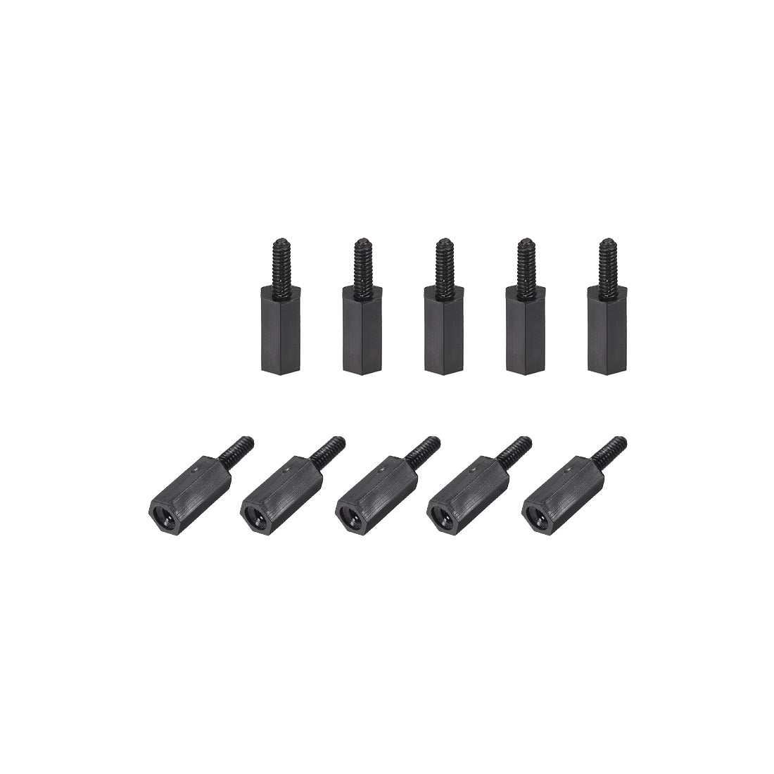 Harfington M2 Male to Female Hex Nylon Spacer Standoff 30pcs