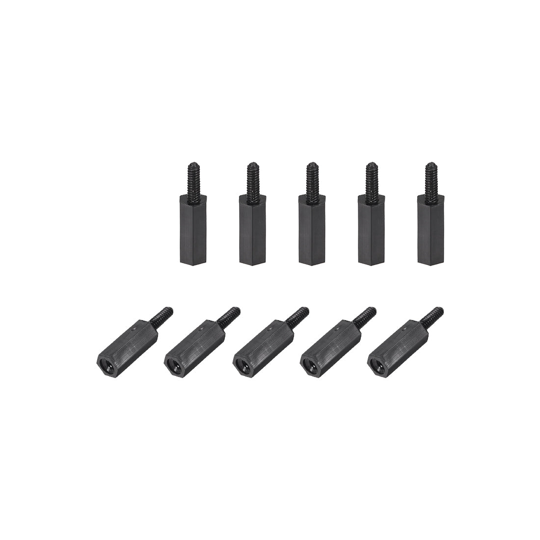 Harfington M2 Male to Female Hex Nylon Spacer Standoff 30pcs