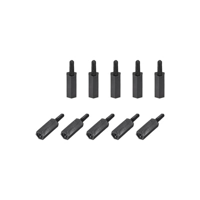 Harfington M2 Male to Female Hex Nylon Spacer Standoff 30pcs