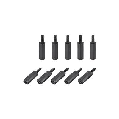 Harfington M2 Male to Female Hex Nylon Spacer Standoff 30pcs