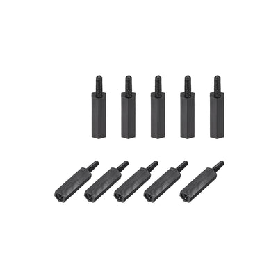 Harfington M2 Male to Female Hex Nylon Spacer Standoff 30pcs