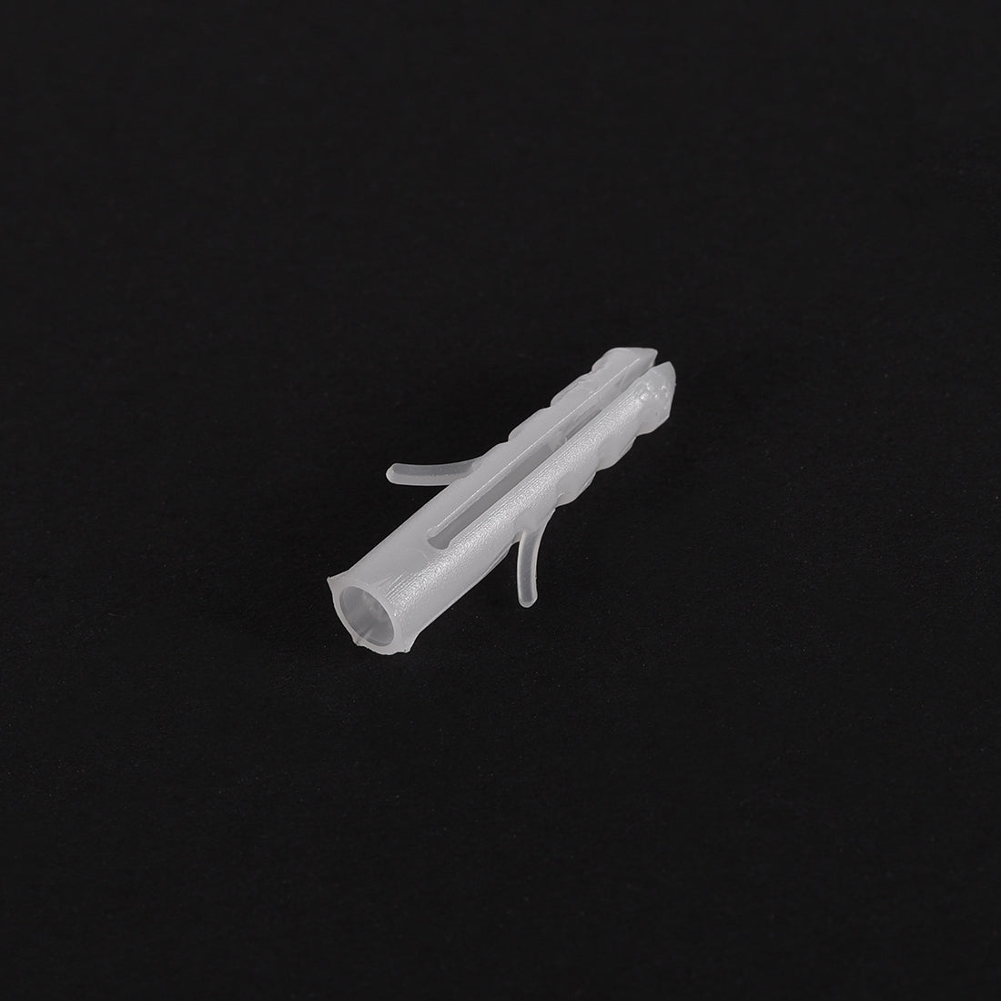 Harfington 4x20mm Plastic Expansion Tube Bolts Column Frame Fixings White 100pcs