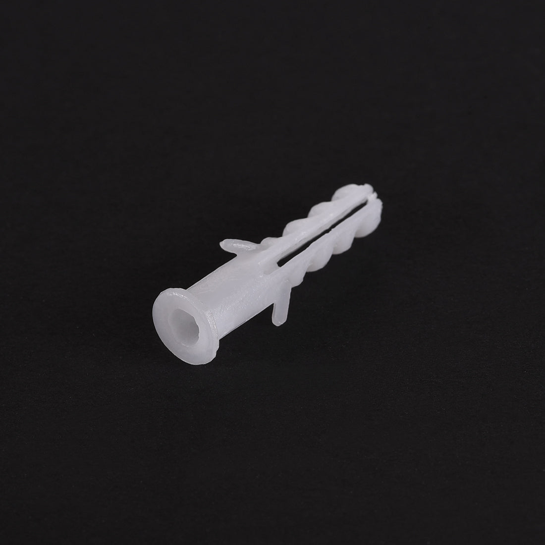 Harfington 6mmx30mm Plastic Expansion Tube Bolts Column Frame Fixings White 150pcs
