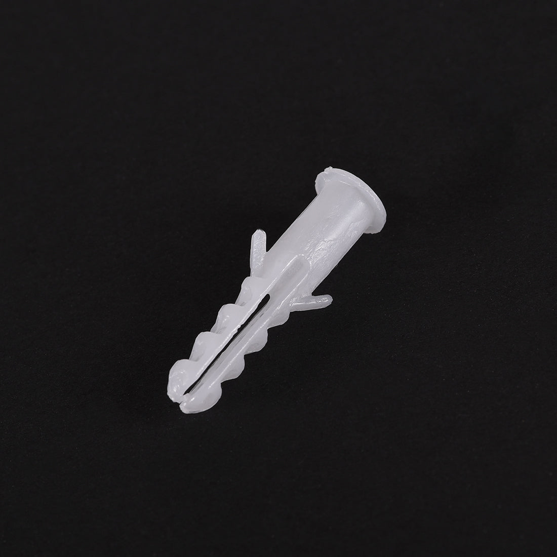 Harfington 6mmx30mm Plastic Expansion Tube Bolts Column Frame Fixings White 150pcs