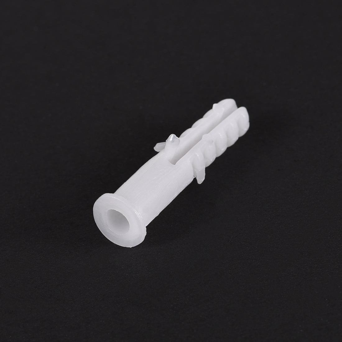 Harfington 8x38mm Plastic Expansion Tube Bolts Column Frame Fixings White 200pcs