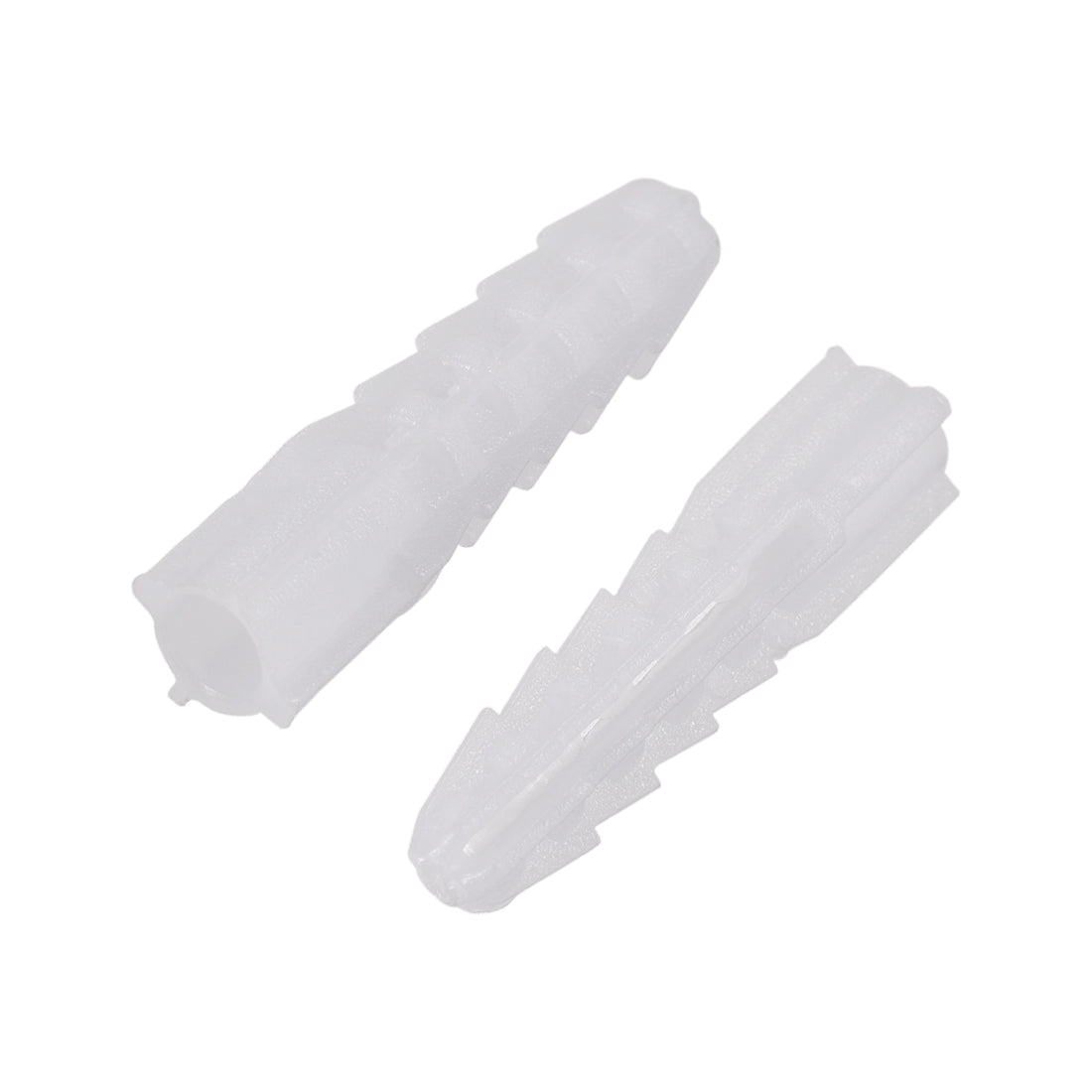 Harfington 8mmx39mm Plastic Expansion Tubes Column Frame Fixings White 200pcs