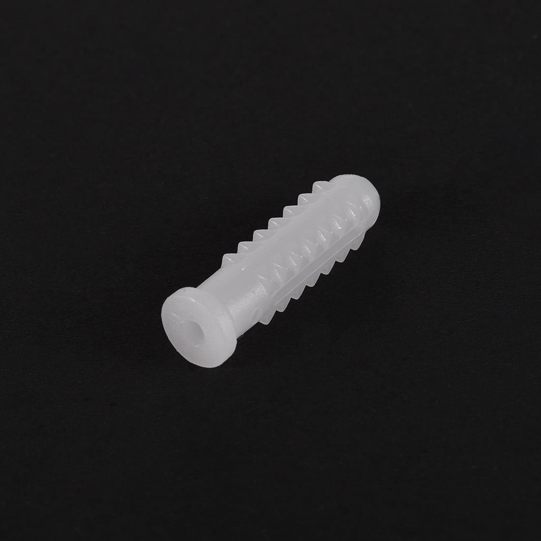 Harfington 7x31mm Plastic Expansion Tube Bolts Column Frame Fixings White 25pcs