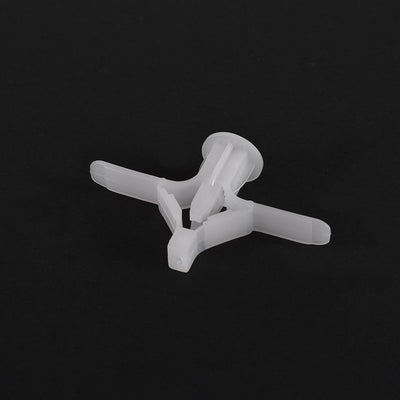 Harfington 10x52mm Plastic Expansion Tube for Hollow Drywall White 20pcs