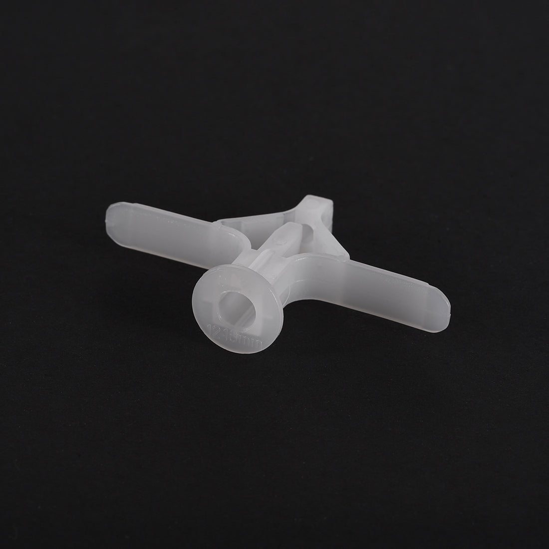 Harfington 10x52mm Plastic Expansion Tube for Hollow Drywall White 40pcs