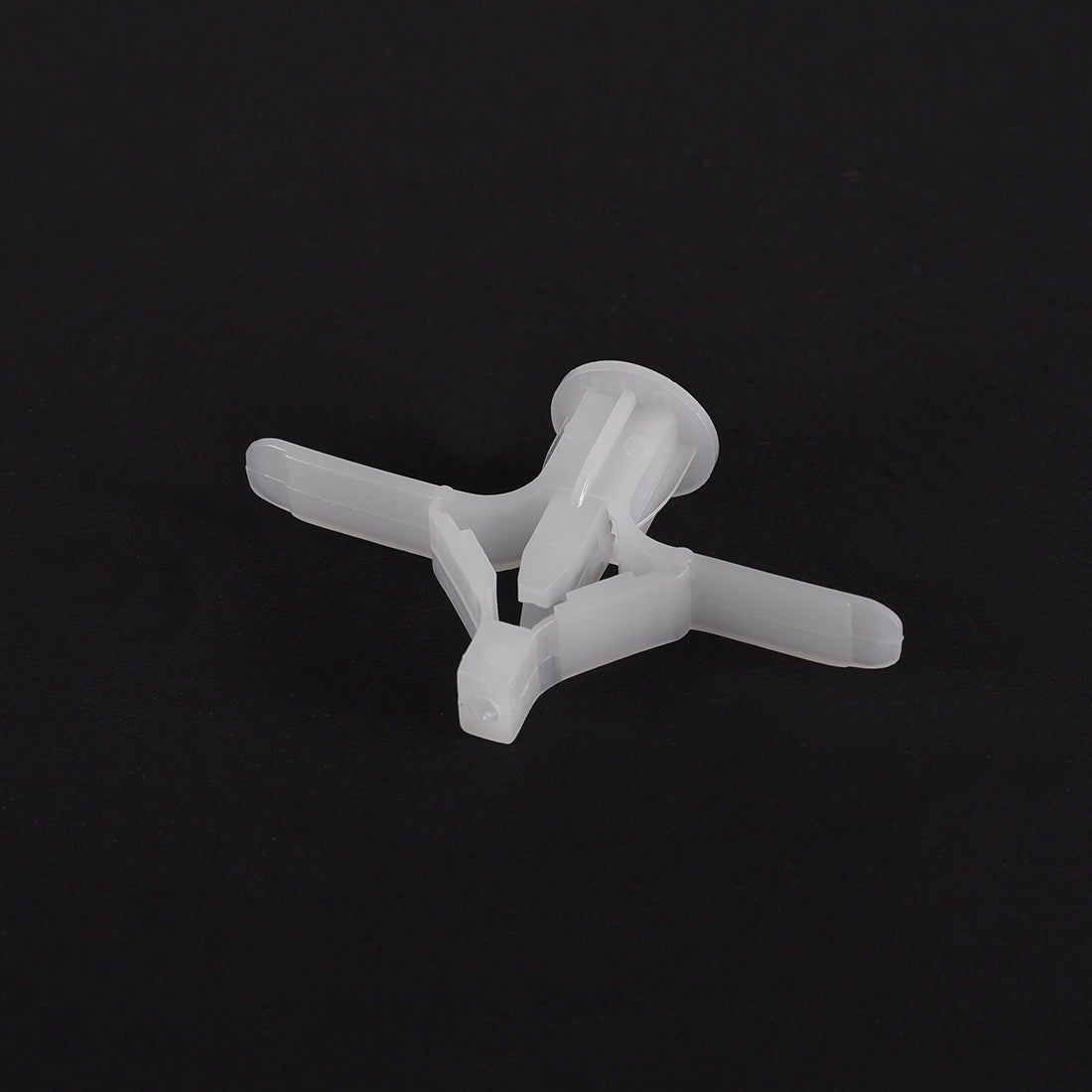 Harfington 10x52mm Plastic Expansion Tube for Hollow Drywall White 40pcs