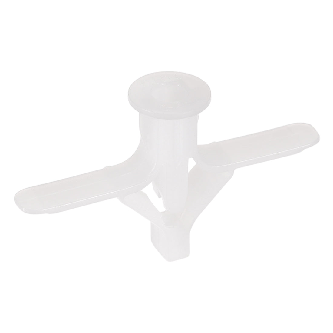 Harfington 10x52mm Plastic Expansion Tube for Hollow Drywall White 40pcs