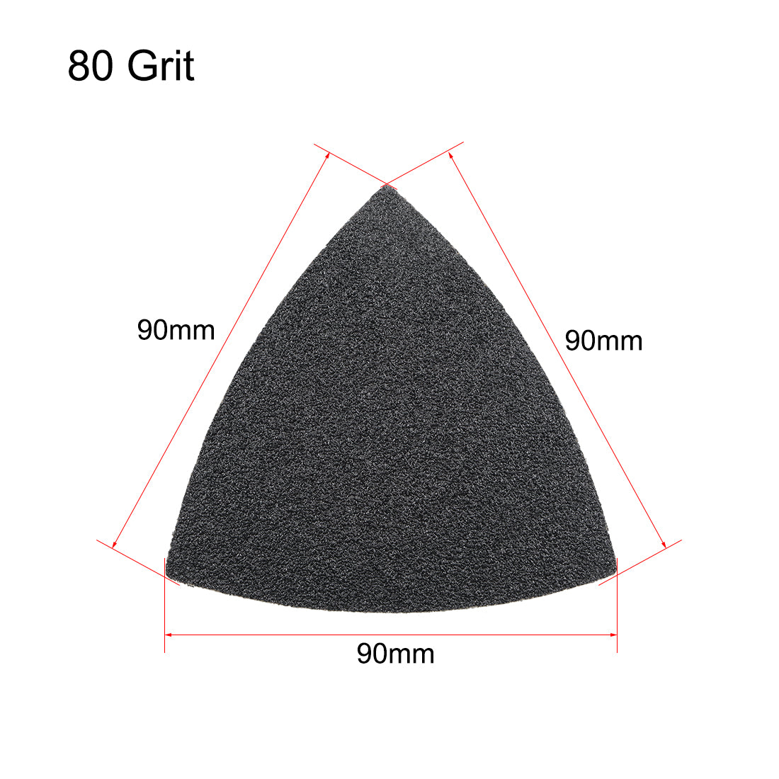 Harfington Triangle Detail Sander Sandpaper Hook and Loop Pads Tool