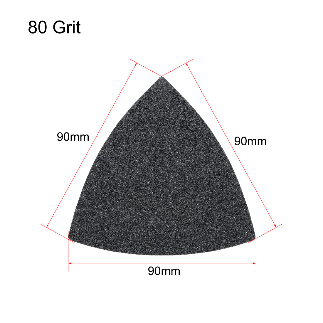 Harfington Triangle Detail Sander Sandpaper Hook and Loop Pads Tool