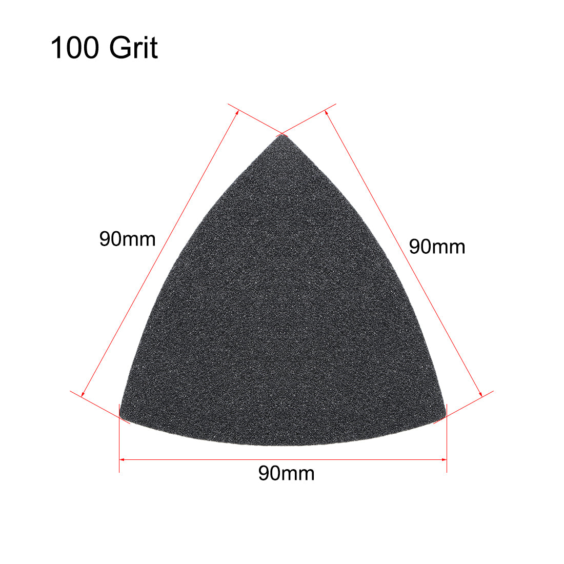 Harfington Triangle Detail Sander Sandpaper Hook and Loop Pads
