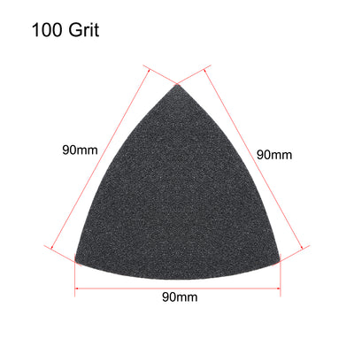 Harfington Triangle Detail Sander Sandpaper Hook and Loop Pads