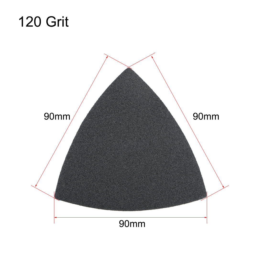 Harfington Triangle Detail Sander Sandpaper Hook and Loop Pads