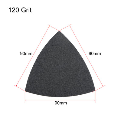Harfington Triangle Detail Sander Sandpaper Hook and Loop Pads