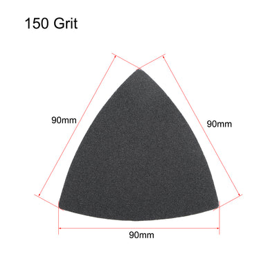 Harfington Triangle Detail Sander Sandpaper Hook and Loop Pads Tool