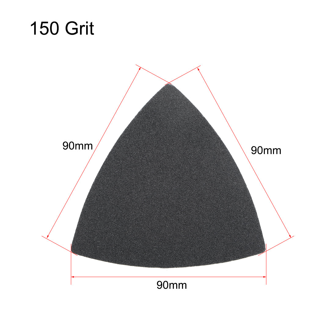 Harfington Triangle Detail Sander Sandpaper Hook and Loop Pads