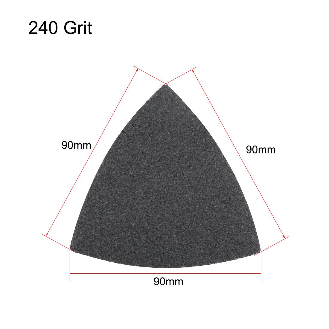Harfington Triangle Detail Sander Sandpaper Hook and Loop Pads Tool