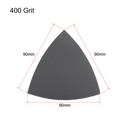 Harfington Triangle Detail Sander Sandpaper Hook and Loop Pads Tool