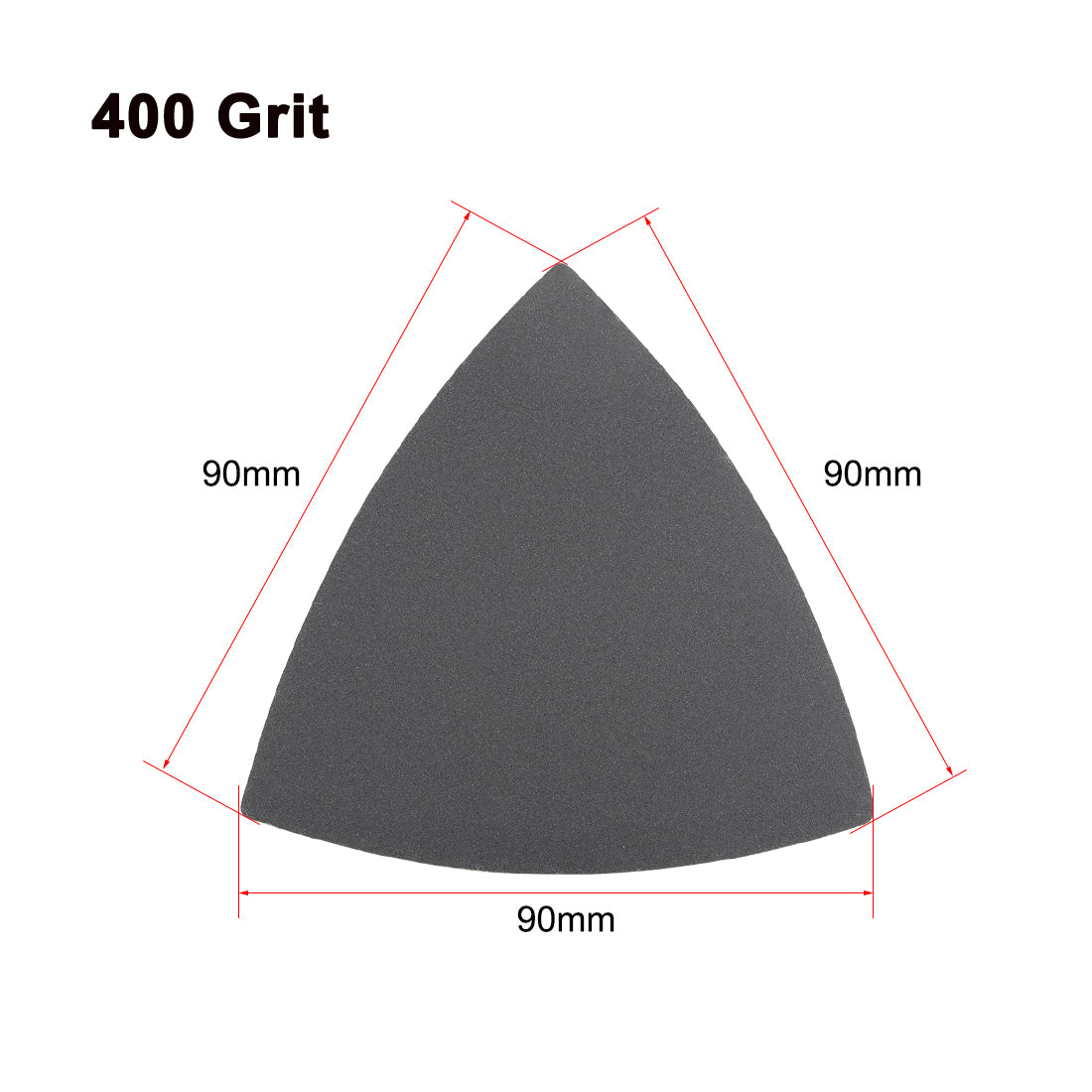 Harfington Triangle Detail Sander Sandpaper Hook and Loop Pads