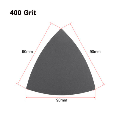 Harfington Triangle Detail Sander Sandpaper Hook and Loop Pads