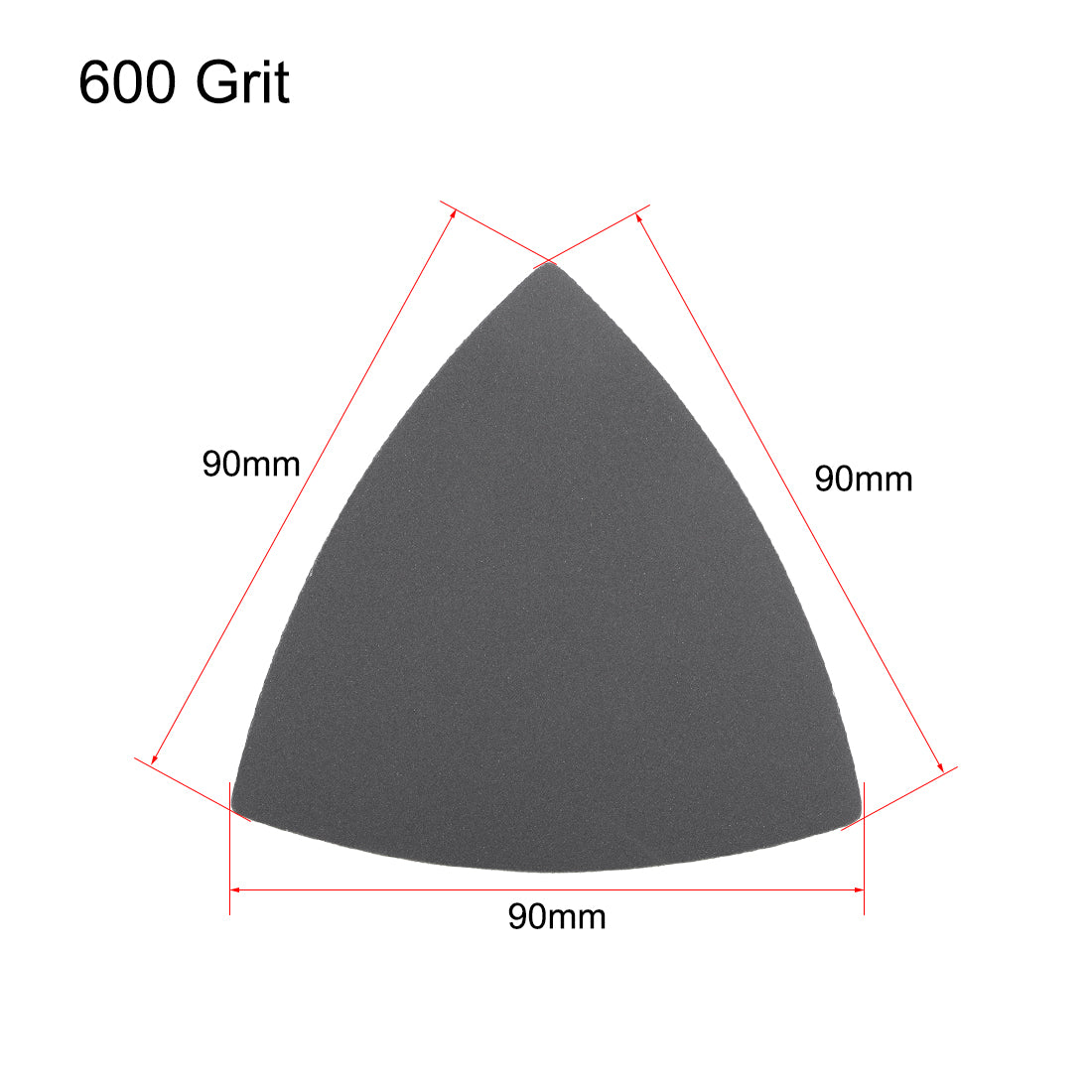 Harfington Triangle Detail Sander Sandpaper Hook and Loop Pads Tool